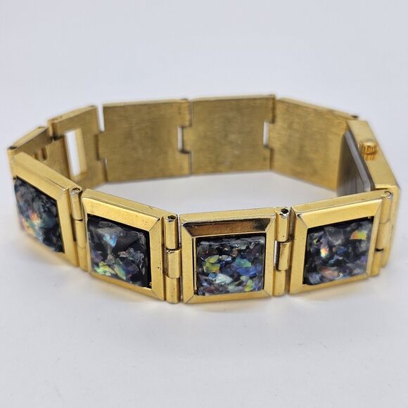 Park Lane Women's Watch 18MM White Dial Multicolor Band 6.5" New Battery - Picture 11 of 14